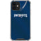 NFL New England Patriots Team Jersey iPhone 12 Mini Clear Case
