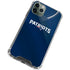 NFL New England Patriots Team Jersey iPhone 12 Pro Clear Case