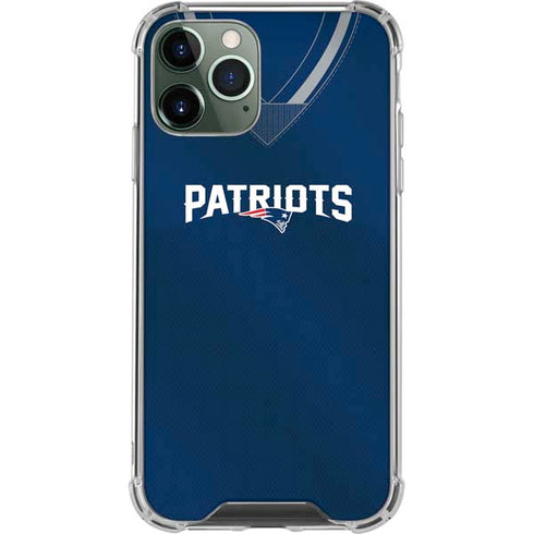 NFL New England Patriots Team Jersey iPhone 12 Pro Max Clear Case