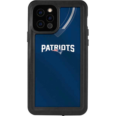 NFL New England Patriots Team Jersey iPhone 12 Pro Waterproof Case
