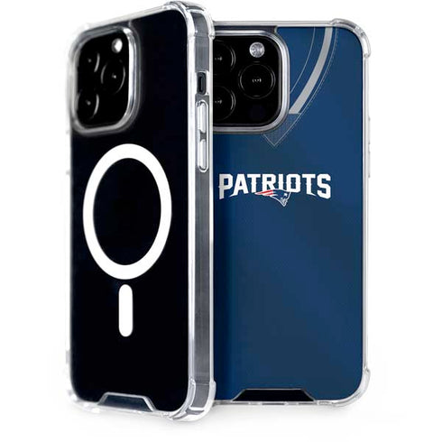 NFL New England Patriots Team Jersey iPhone 13 Pro Max MagSafe Case