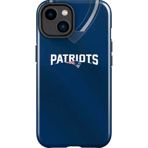 NFL New England Patriots Team Jersey iPhone 14 Plus Impact Case