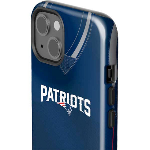 NFL New England Patriots Team Jersey iPhone 15 Plus Impact Case