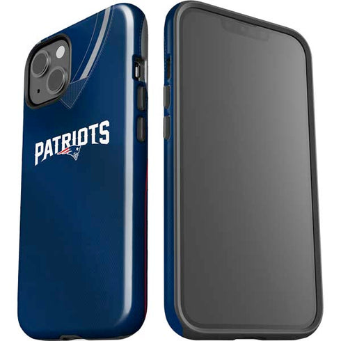 NFL New England Patriots Team Jersey iPhone 15 Plus Impact Case