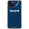 NFL New England Patriots Team Jersey iPhone 14 Plus Clear Case