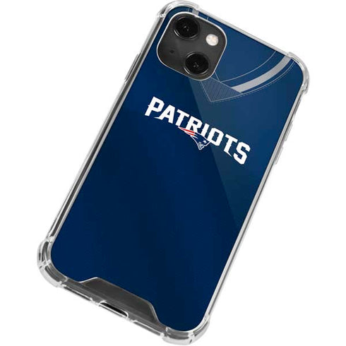 NFL New England Patriots Team Jersey iPhone 14 Plus Clear Case
