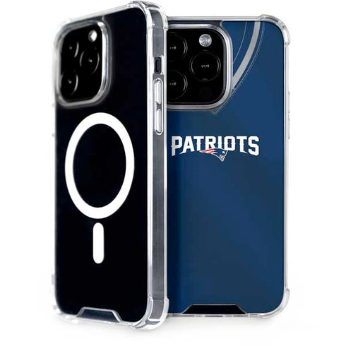 NFL New England Patriots Team Jersey iPhone 15 Pro MagSafe Case