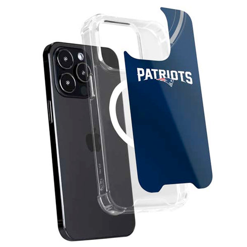NFL New England Patriots Team Jersey iPhone 15 Pro MagSafe Case