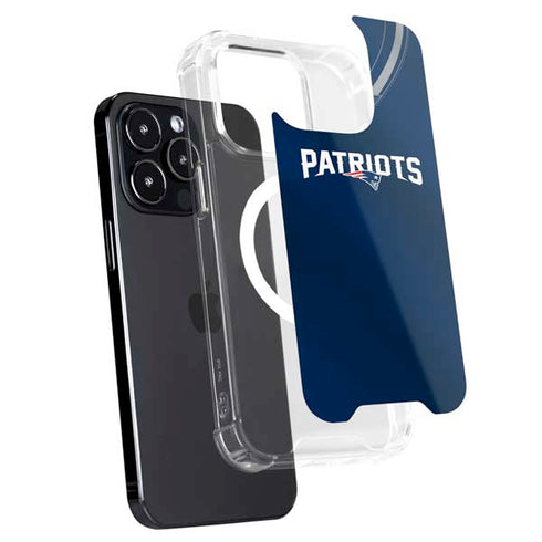 NFL New England Patriots Team Jersey iPhone 15 Pro Max MagSafe Case