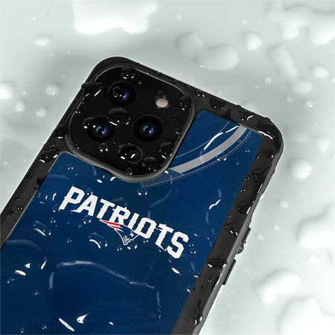 NFL New England Patriots Team Jersey iPhone 14 Pro Max Waterproof Case