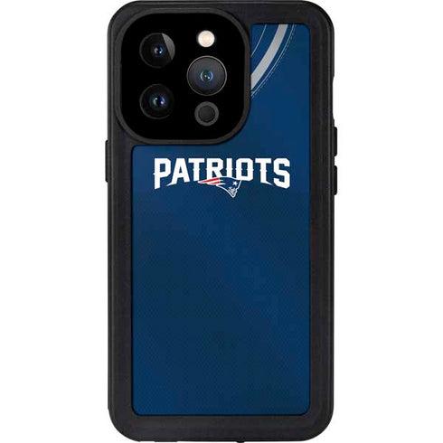 NFL New England Patriots Team Jersey iPhone 14 Pro Waterproof Case