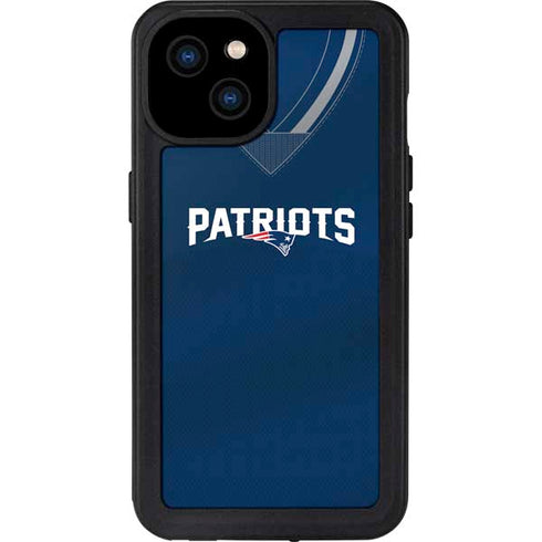 NFL New England Patriots Team Jersey iPhone 15 Plus Waterproof Case