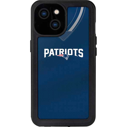 NFL New England Patriots Team Jersey iPhone 15 Waterproof Case