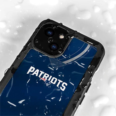 NFL New England Patriots Team Jersey iPhone 15 Waterproof Case