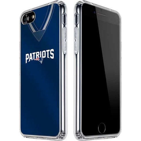 NFL New England Patriots Team Jersey iPhone SE (2nd & 3rd Gen) Clear Case