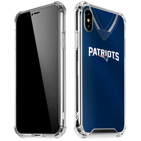 NFL New England Patriots Team Jersey iPhone X/XS Clear Case