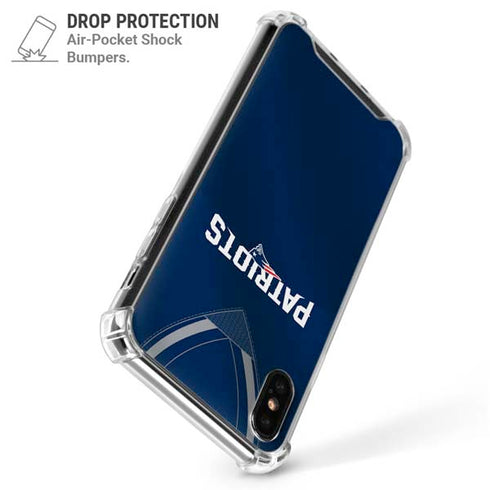 NFL New England Patriots Team Jersey iPhone X/XS Clear Case