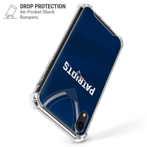 NFL New England Patriots Team Jersey iPhone XR Clear Case