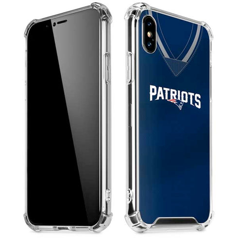 NFL New England Patriots Team Jersey iPhone XS Max Clear Case