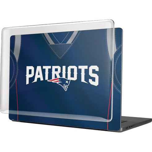 NFL New England Patriots Team Jersey MacBook Pro 16in (2021-25) Case plus Skin