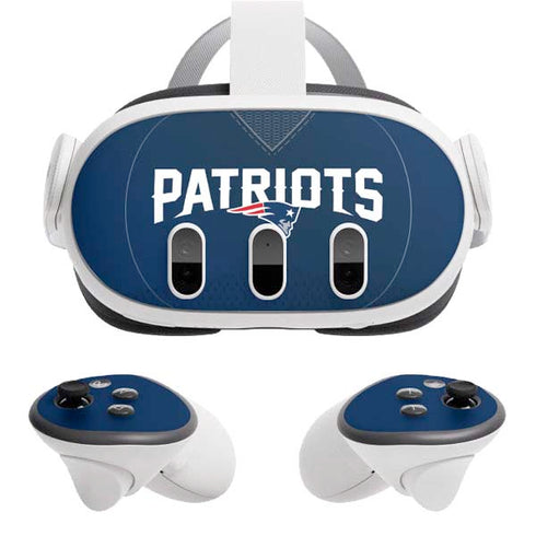 NFL New England Patriots Team Jersey Meta Quest 3 Skin