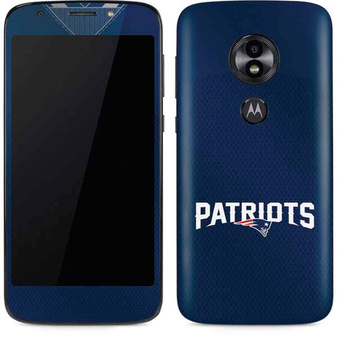 NFL New England Patriots Team Jersey Moto E5 Play Skin