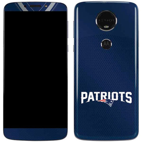 NFL New England Patriots Team Jersey Moto E5 Plus Skin