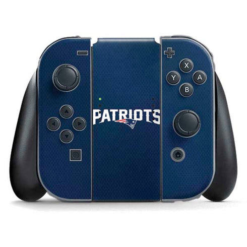 NFL New England Patriots Team Jersey Nintendo Switch (2017-2021) Joy-Con Controller Skin