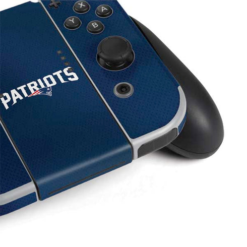 NFL New England Patriots Team Jersey Nintendo Switch OLED (2021) Skin