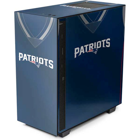 NFL New England Patriots Team Jersey NZXT H510 Compact ATX Mid-Tower Case Skin