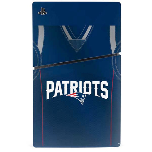 NFL New England Patriots Team Jersey PS5 Slim Disk Bundle Skin