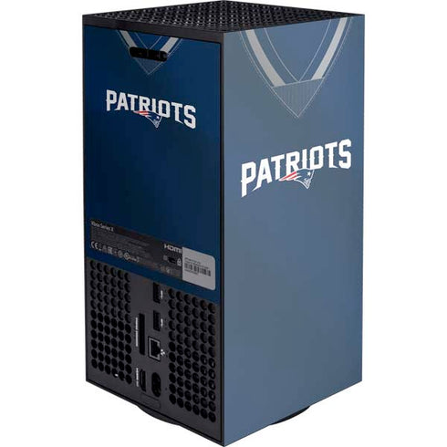 NFL New England Patriots Team Jersey Xbox Series X Console Skin