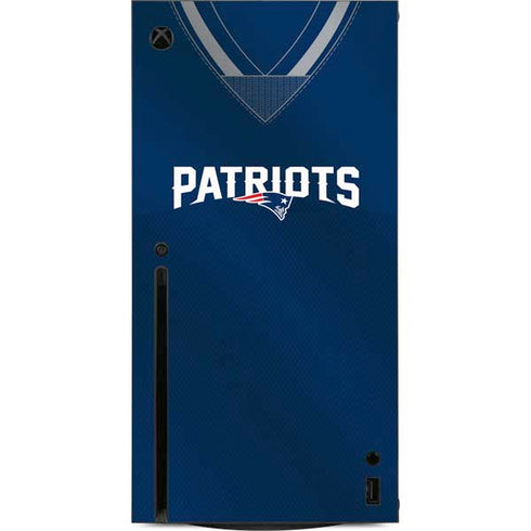 NFL New England Patriots Team Jersey Xbox Series X Console Skin