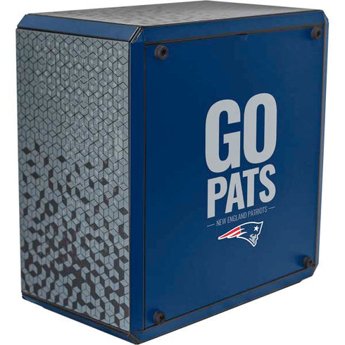 NFL New England Patriots Team Motto Cooler Master MasterBox Q300L Mini Tower Skin