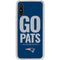 NFL New England Patriots Team Motto Galaxy A10e Clear Case