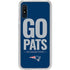 NFL New England Patriots Team Motto Galaxy A10e Clear Case