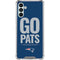 NFL New England Patriots Team Motto Galaxy A13 5G Clear Case