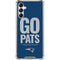 NFL New England Patriots Team Motto Galaxy A14 5G Clear Case