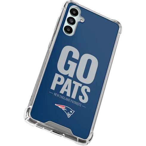 NFL New England Patriots Team Motto Galaxy A15 5G Clear Case