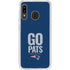 NFL New England Patriots Team Motto Galaxy A20 Clear Case