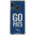NFL New England Patriots Team Motto Galaxy A30 Clear Case