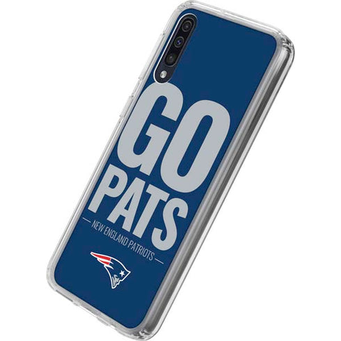 NFL New England Patriots Team Motto Galaxy A50 Clear Case