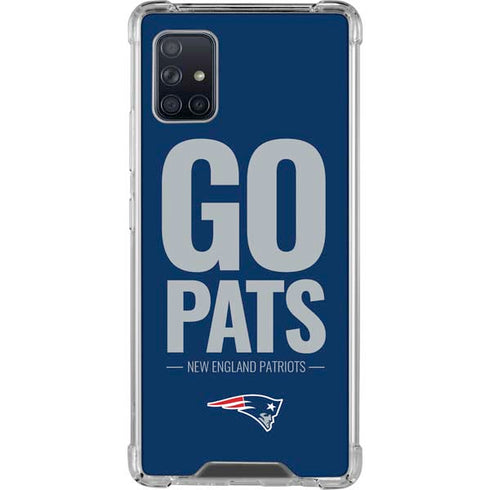 NFL New England Patriots Team Motto Galaxy A51 5G Clear Case
