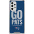 NFL New England Patriots Team Motto Galaxy A53 5G Clear Case