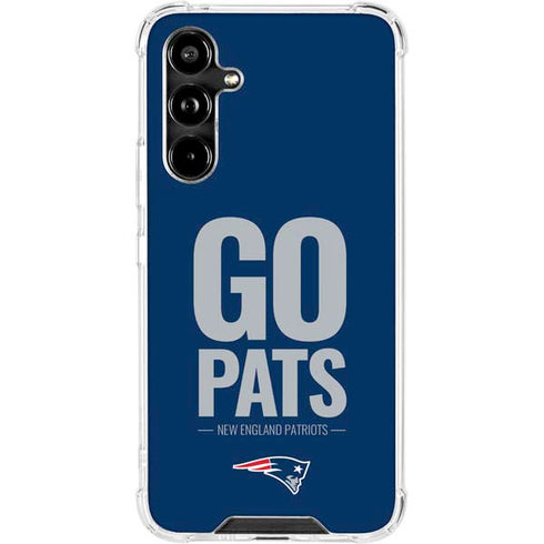 NFL New England Patriots Team Motto Galaxy A54 5G Clear Case