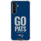 NFL New England Patriots Team Motto Galaxy A54 5G Clear Case