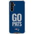 NFL New England Patriots Team Motto Galaxy A54 5G Clear Case