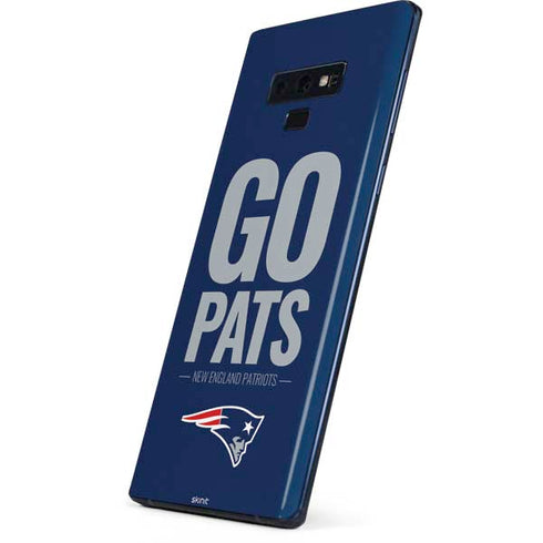 NFL New England Patriots Team Motto Galaxy Note 9 Skin