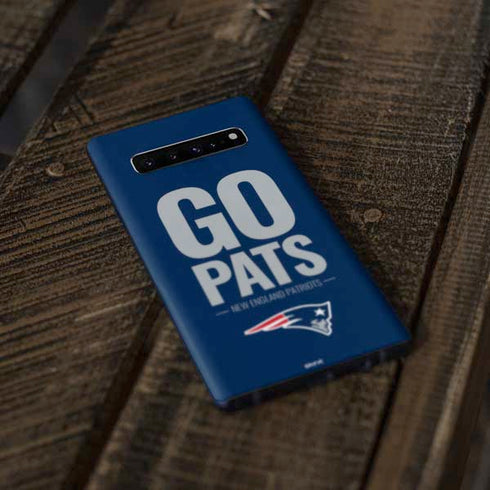 NFL New England Patriots Team Motto Galaxy S10 Skin
