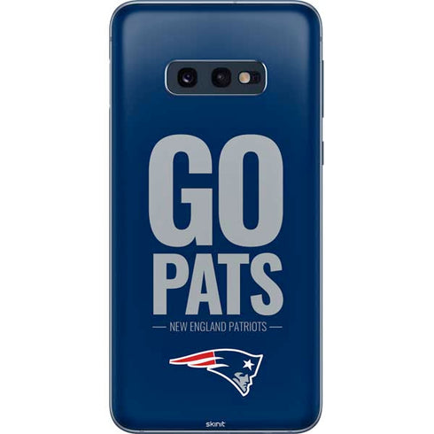 NFL New England Patriots Team Motto Galaxy S10e Skin